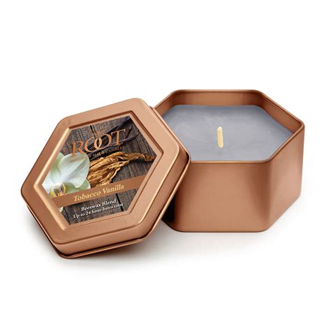 root tobacco vanilla candle